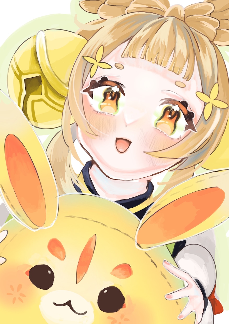 とびきりキラキラの可愛い女の子を描きます 透明感満載の目を惹くキラキラ瞳の女の子を描きます イメージ4