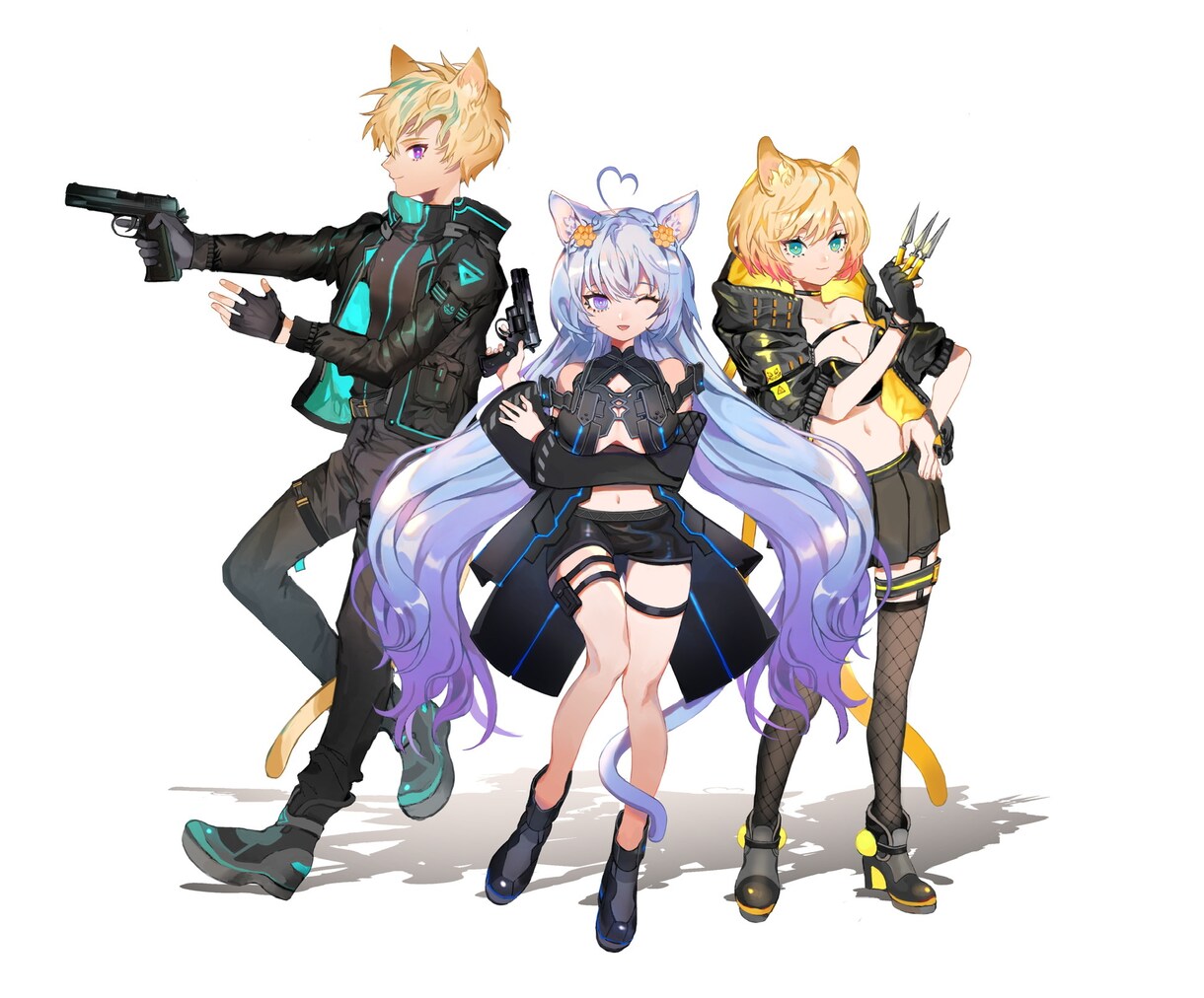 丁寧な全身立ち絵イラストを描きます TRPGや新規立ち絵等のイラストをお任せください♪ イメージ6