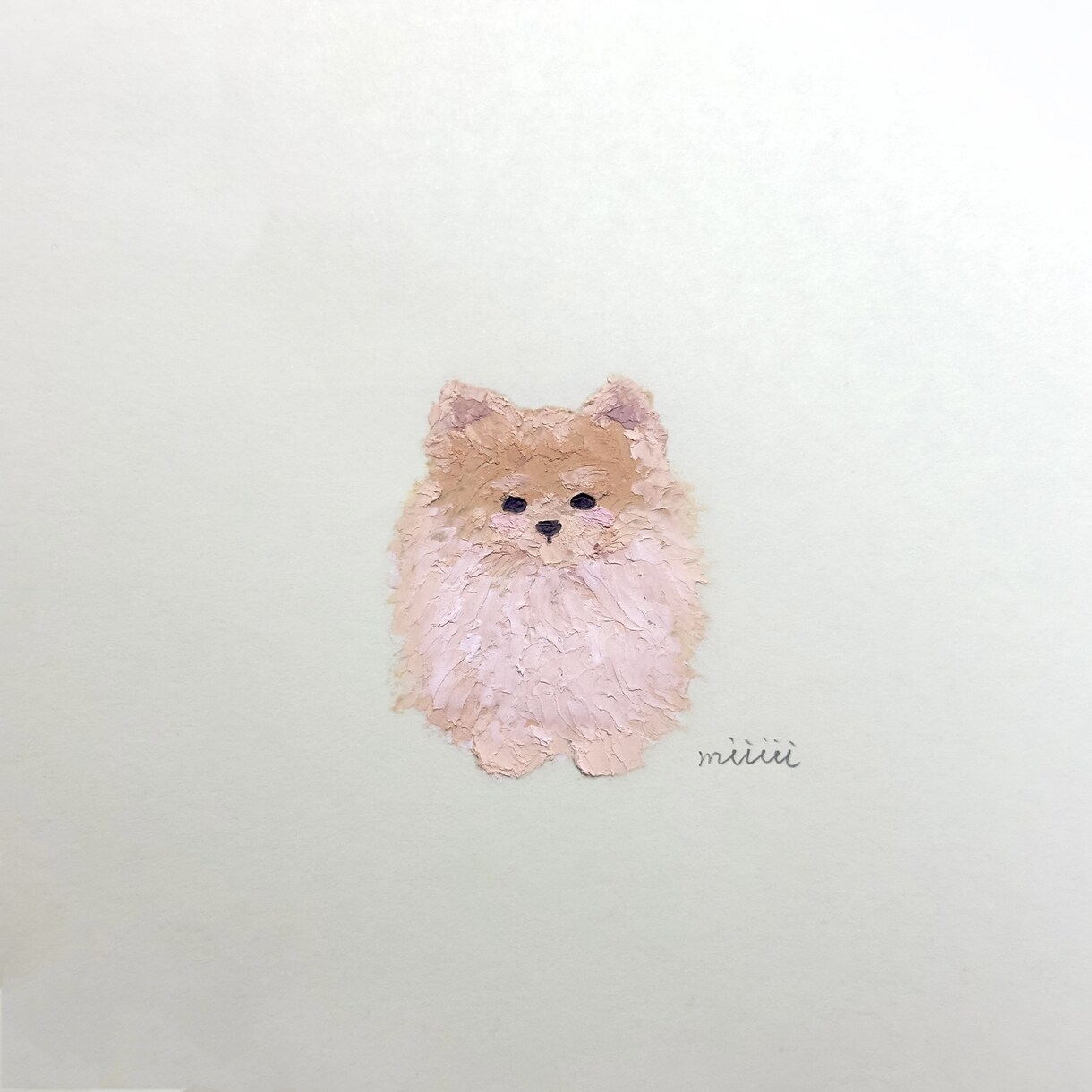 オイルパステルであなたの愛犬を可愛く描きます ゆるキャラ雰囲気とパステルカラーでアイコンにピッタリ！ イメージ6