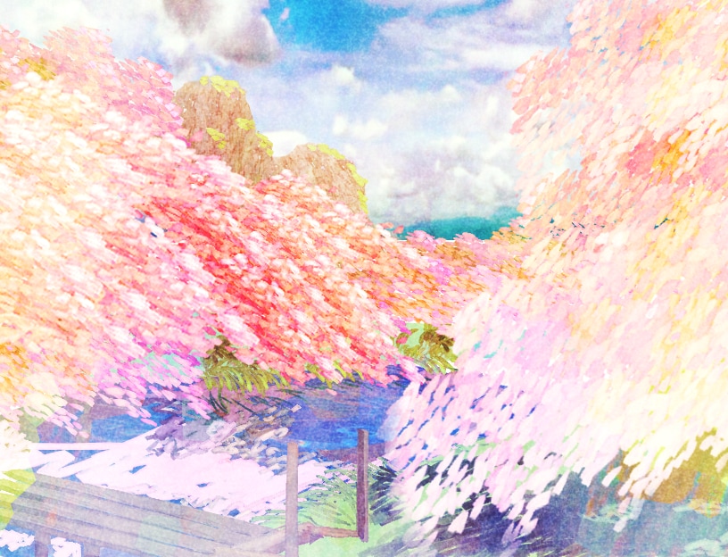 情感豊かな風景画・背景画イラストを制作いたします カラフルで幻想的な風景画を描きます！ イメージ7