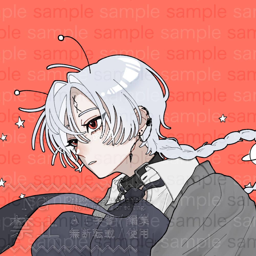 SNSでお使いいただけるイラストを制作いたします 爽やか、可愛い、陰鬱などなどお任せ下さい！ イメージ3