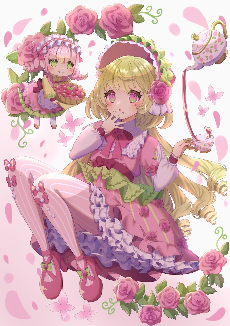 可愛い魅力的な一枚絵イラスト描きます どんな場面でも使える可愛い一枚絵です イメージ2