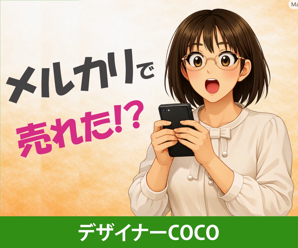 メルカリ向けの魅力的な商品デザイン画像を作成します メルカリ/閲覧数/写真/世界観/いいね/出品/プロモーション イメージ1