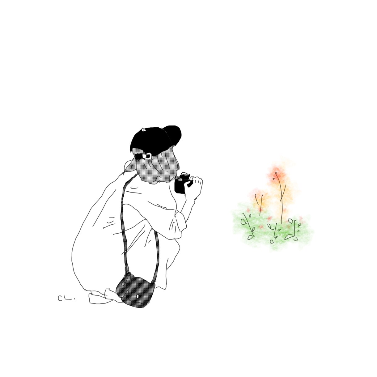 イラストにします 人物画をシンプルなイラストにします イメージ2