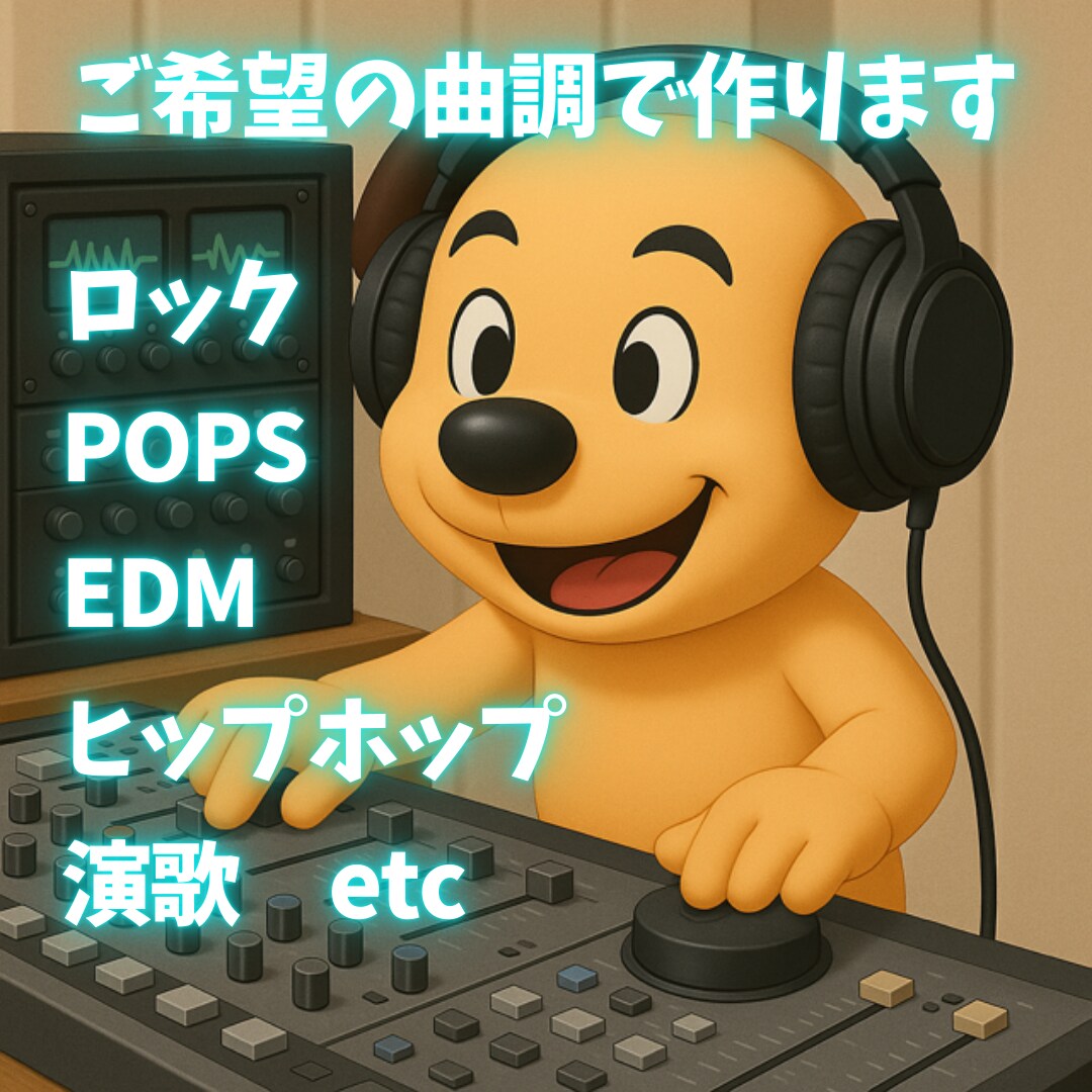 商用OK！耳に残るお店や商品のPRソング作ります 商品名・店舗名・希望キーワードでショートバージョン作ります！ イメージ2