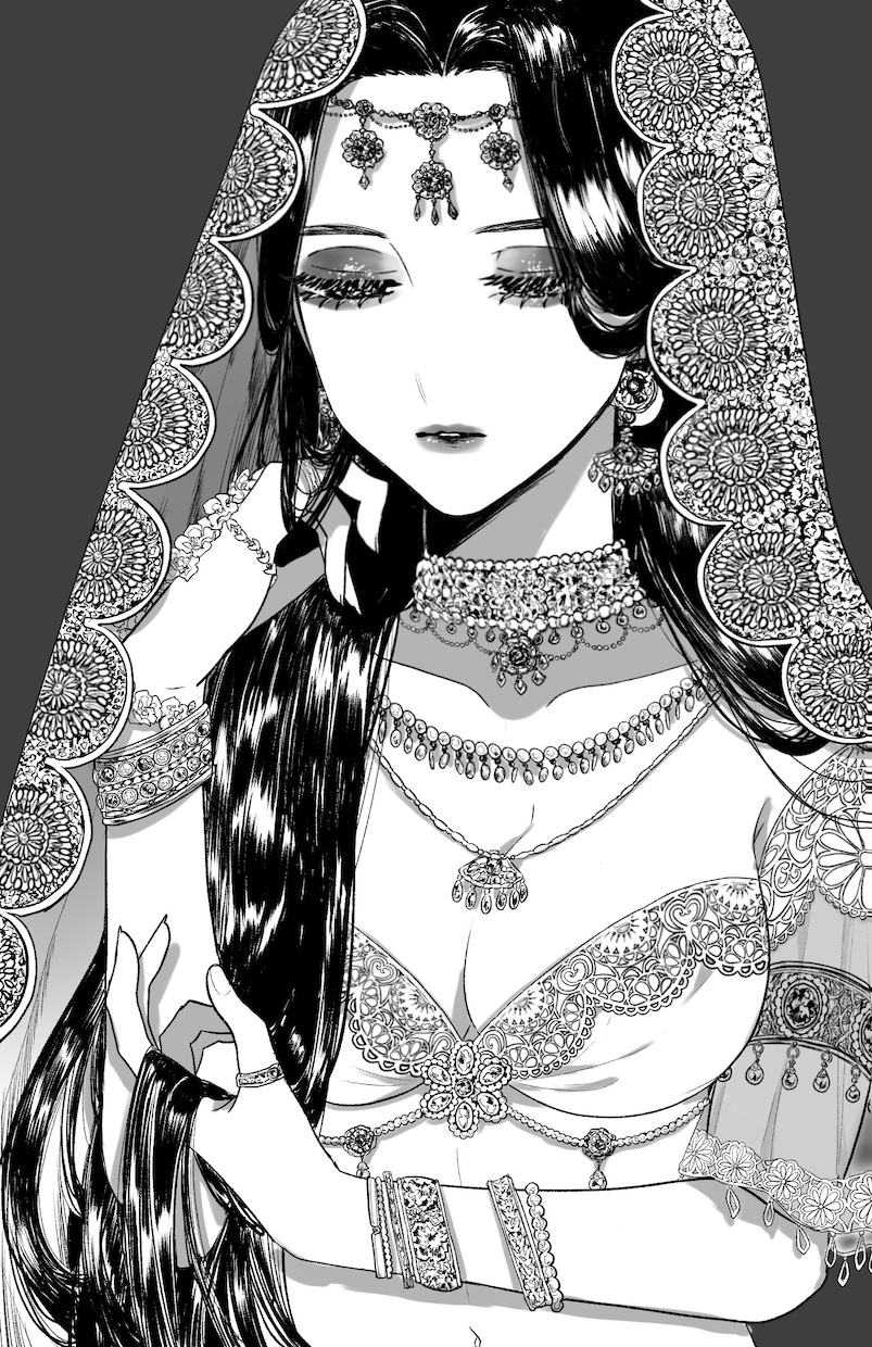 繊細な線画イラストを描きます 繊細さが持ち味の少女漫画風イラストです。挿絵、表紙などに イメージ3