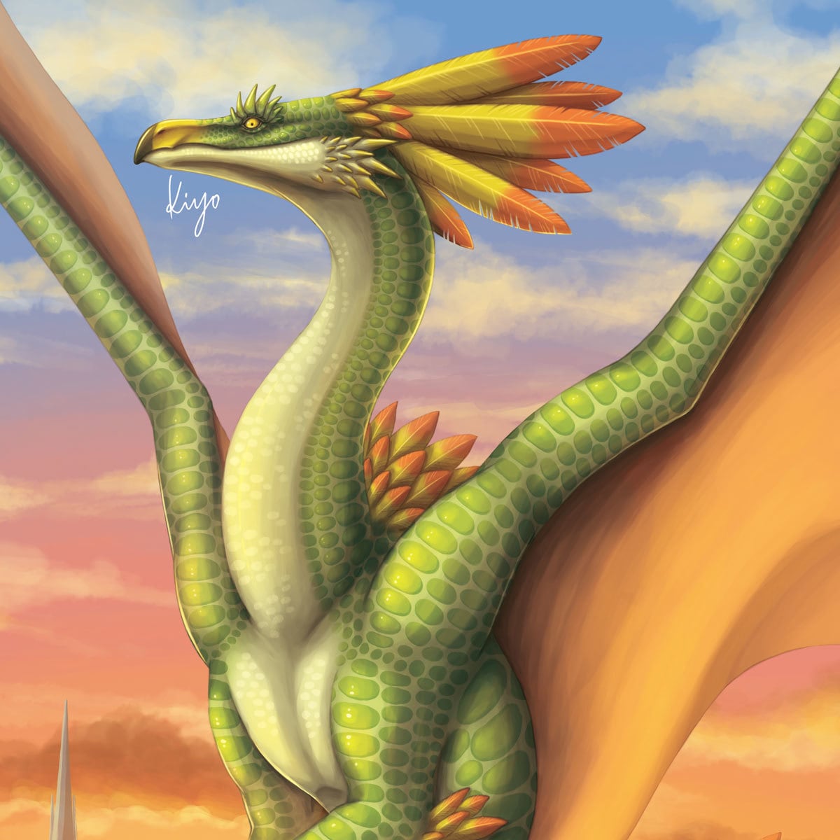 商用可！A4サイズでドラゴンやモンスターを描きます TCG、ゲーム、挿絵、装画などの一枚絵を承ります イメージ3