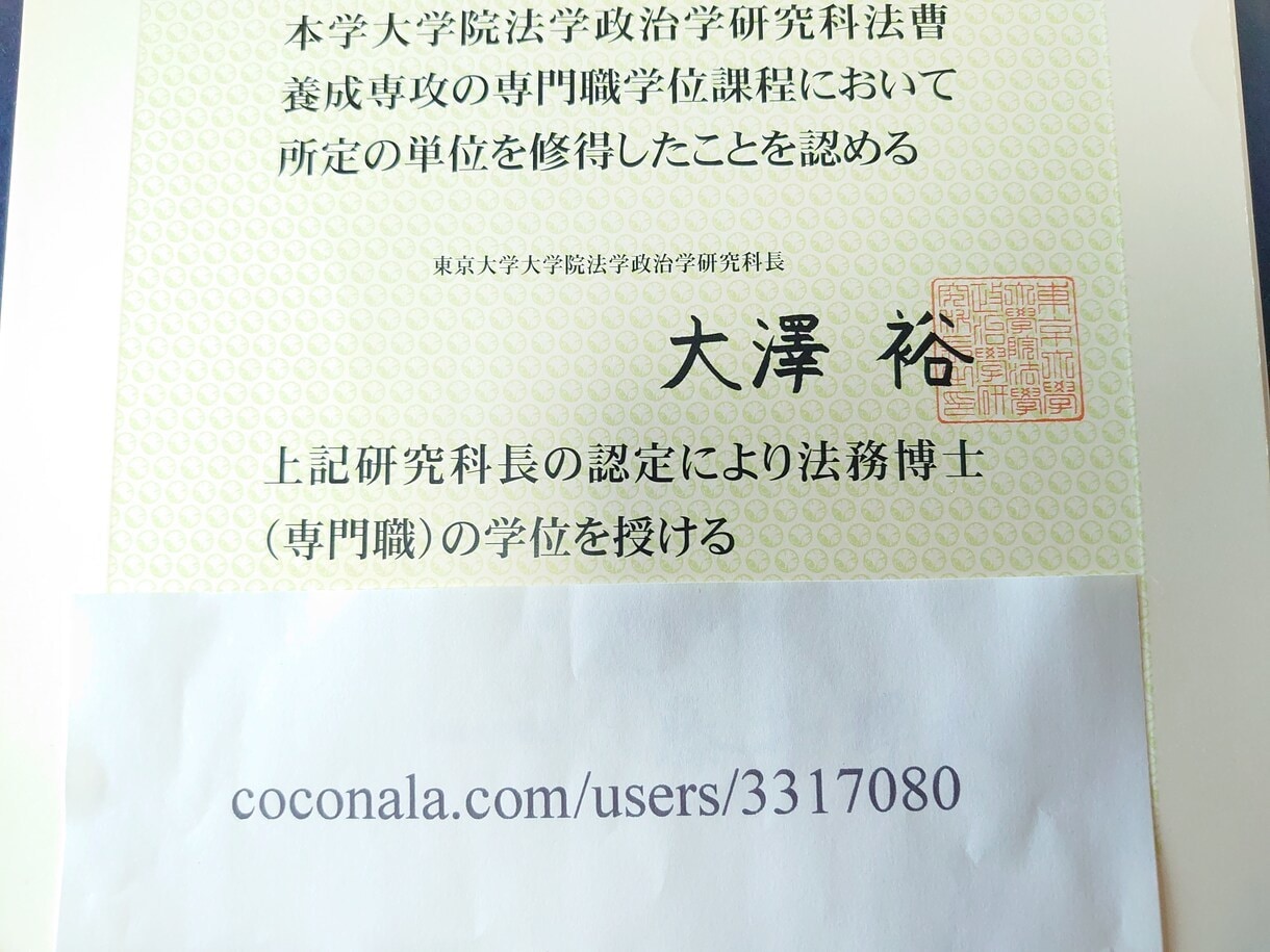 東大法務博士が☆政策の企画・立案・調査いたします 条例案の作成もお任せください! イメージ1