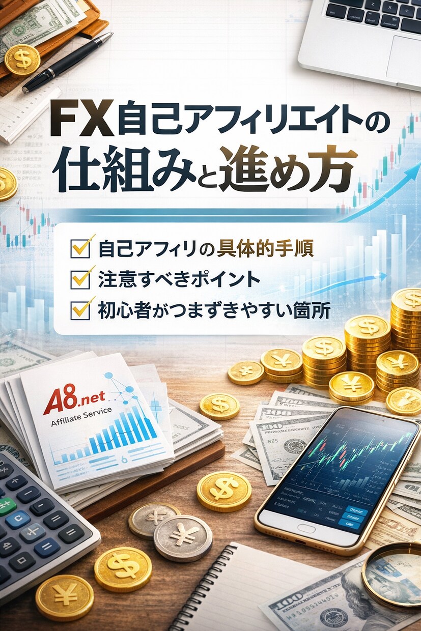 FX自己アフィリエイトの仕組みを解説します 自己アフィリエイトの流れと注意点を整理 イメージ1