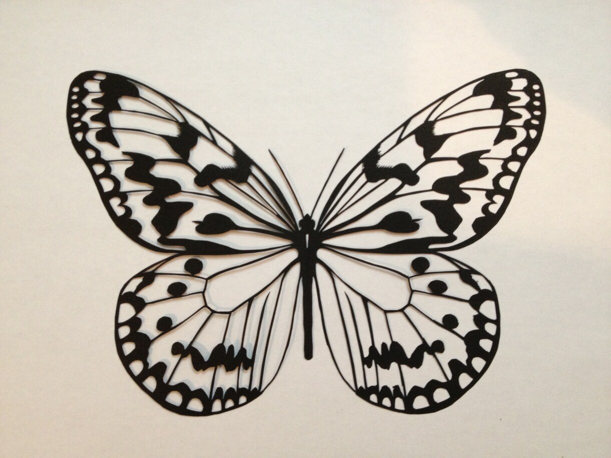 写真から切り絵作品(人物やペットなど)を作ります お祝いメッセージに手作り切り絵を添えてみませんか？ イメージ3