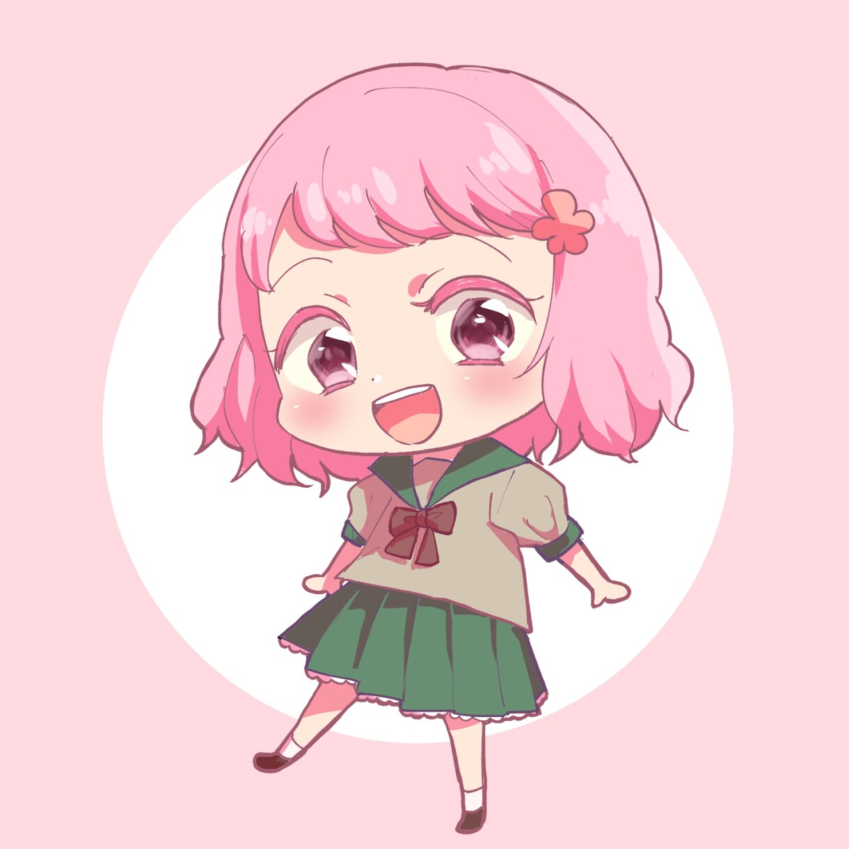 SDキャラのアイコン作成します SNSなどのアイコンにご使用ください！ イメージ1