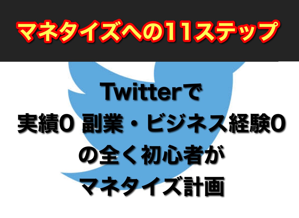 Twitterでのマネタイズ方法を教えます 実績0 副業・ビジネス経験0の全くの初心者でもできます。 イメージ1