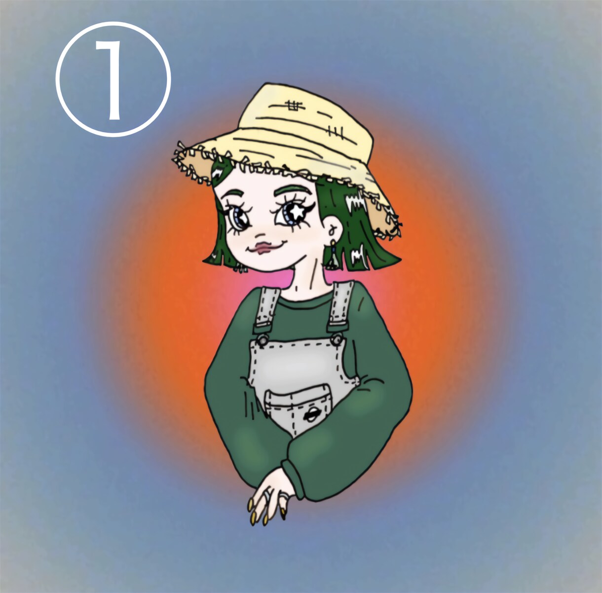 お洒落で個性的☆カラフルなイラスト作成します ポップで可愛い♡snsのアイコンやお祝いなどにも!! イメージ2