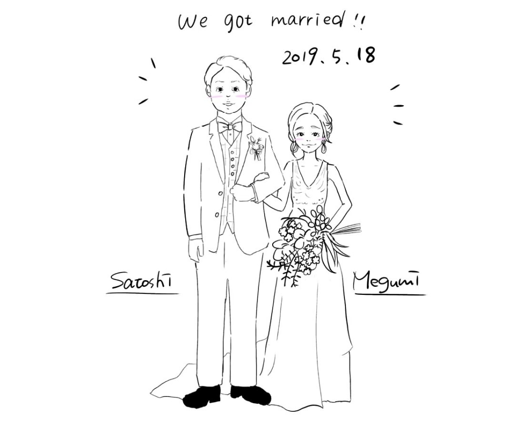 ウェルカムボードやアイコンの似顔絵描きます ◎素人ですが、心を込めて描きます。シンプルなタッチです。 イメージ3