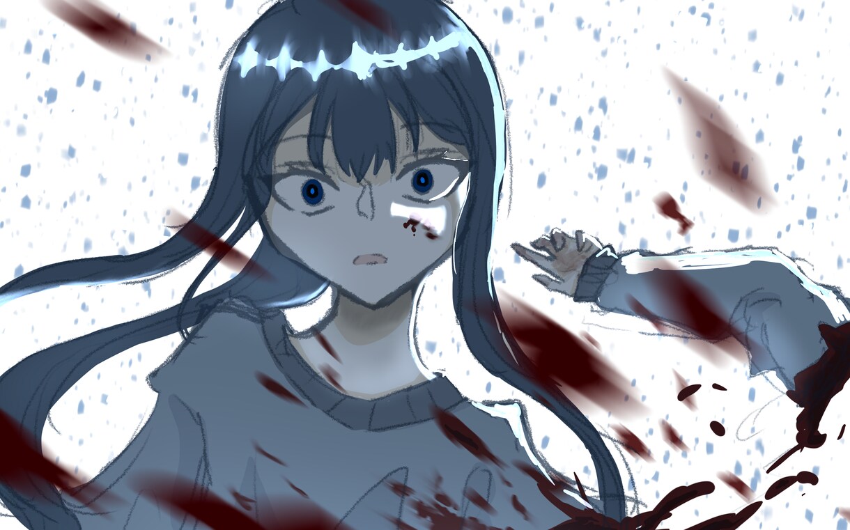 ダーク・不穏な雰囲気のイラストを制作します 歌ってみた/MV用サムネ対応。 イメージ6