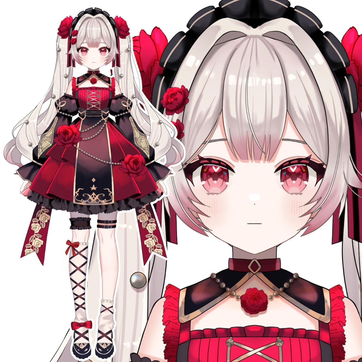 live2dモデルパーツ分けイラスト制作をします パーツ分けイラスト制作いたします！ イメージ1