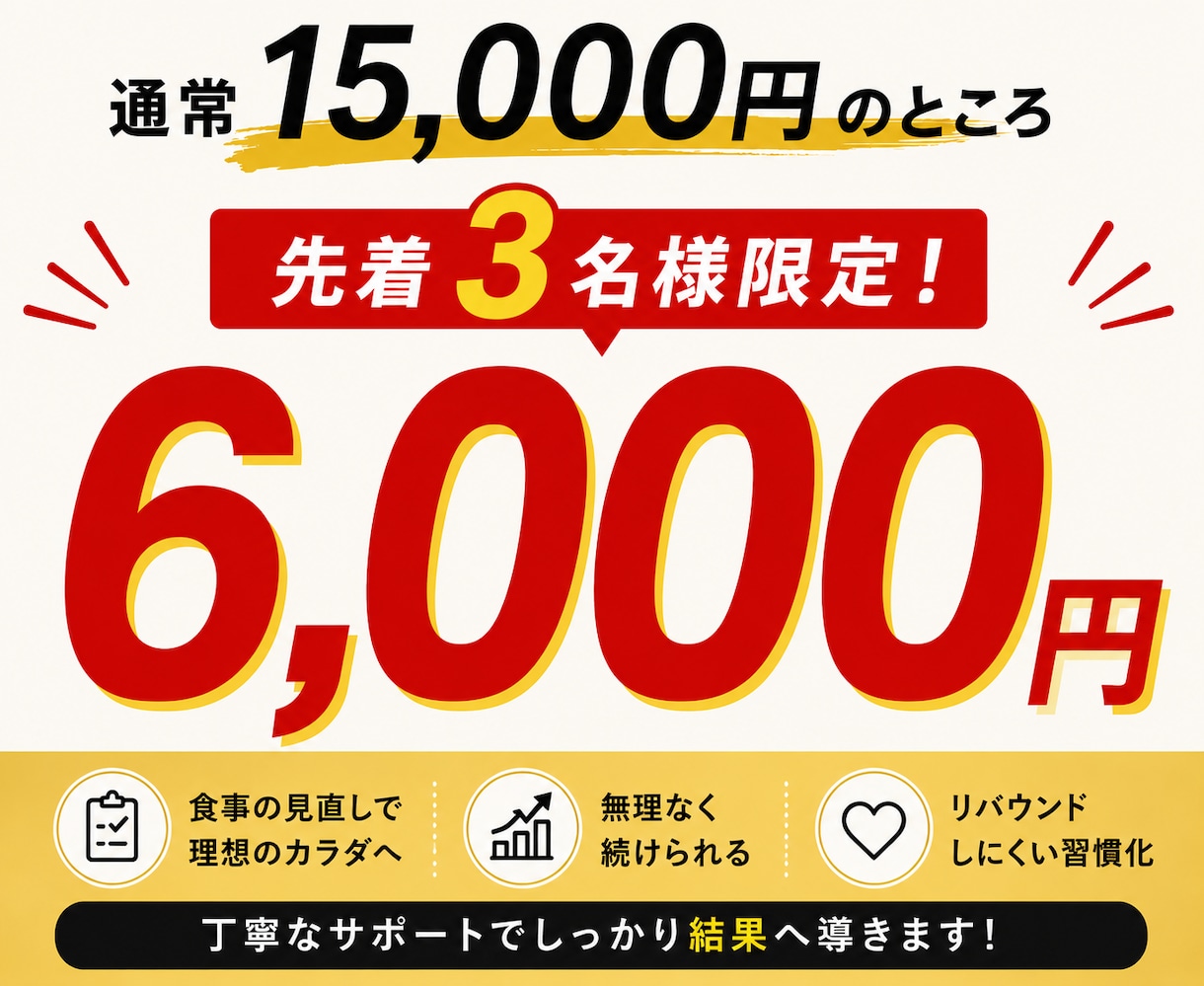食べて痩せる！30日間の食事を毎日サポートします リバウンド経験者へ！元教員×大会優勝トレーナーがサポート イメージ2