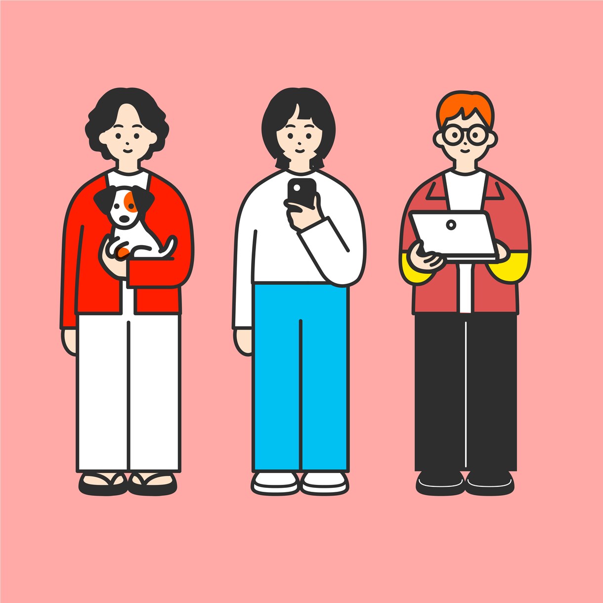 シンプル & ミニマル！印象に残るイラスト作ります Webサイトやメインビジュアル、挿絵にもおすすめです。 イメージ4