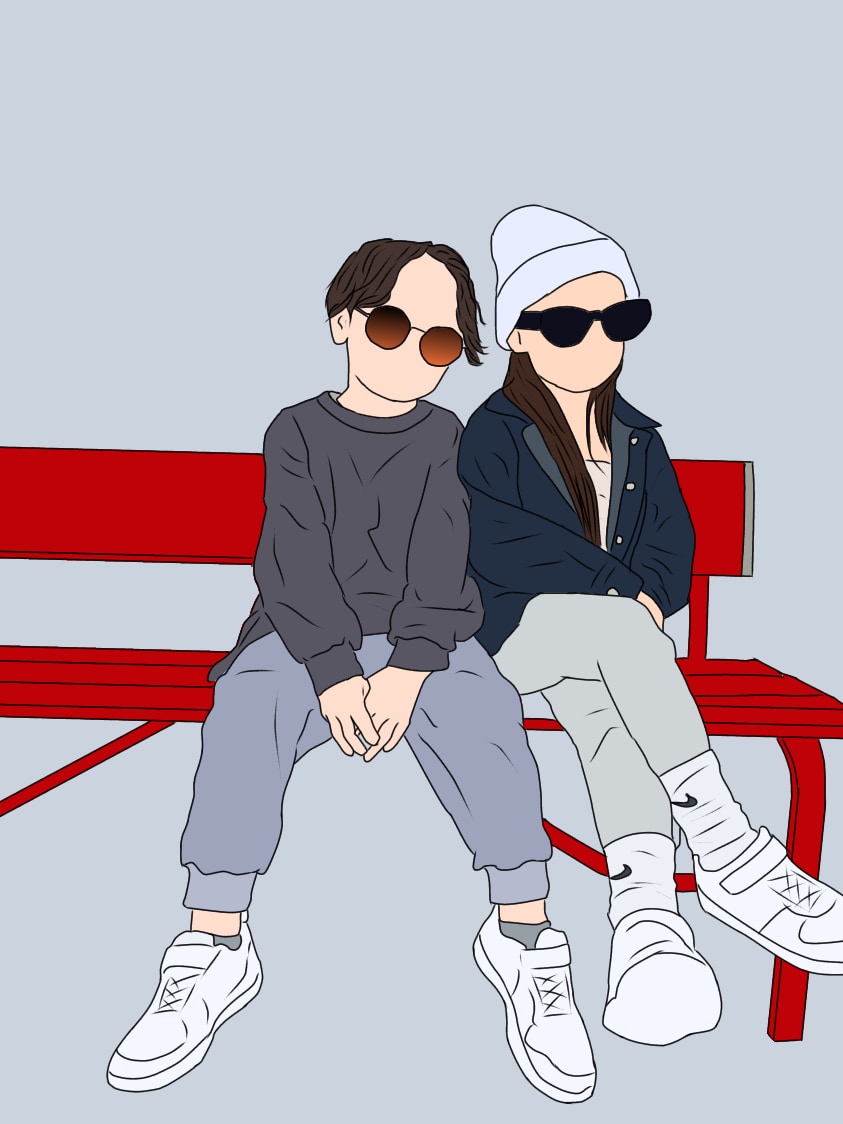 シンプルな線画イラストを作成します お写真を元に線画イラストをお描きします✎*。 イメージ3