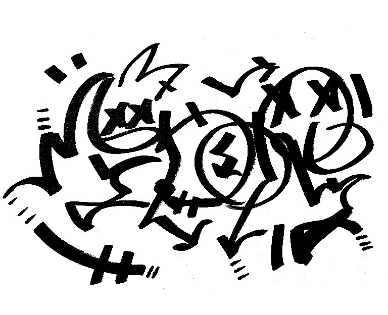 あなたの好きな綴りでグラフィティのタグを描きます ヘッダー、アイコン画像、チームロゴデザインが欲しい方 イメージ1