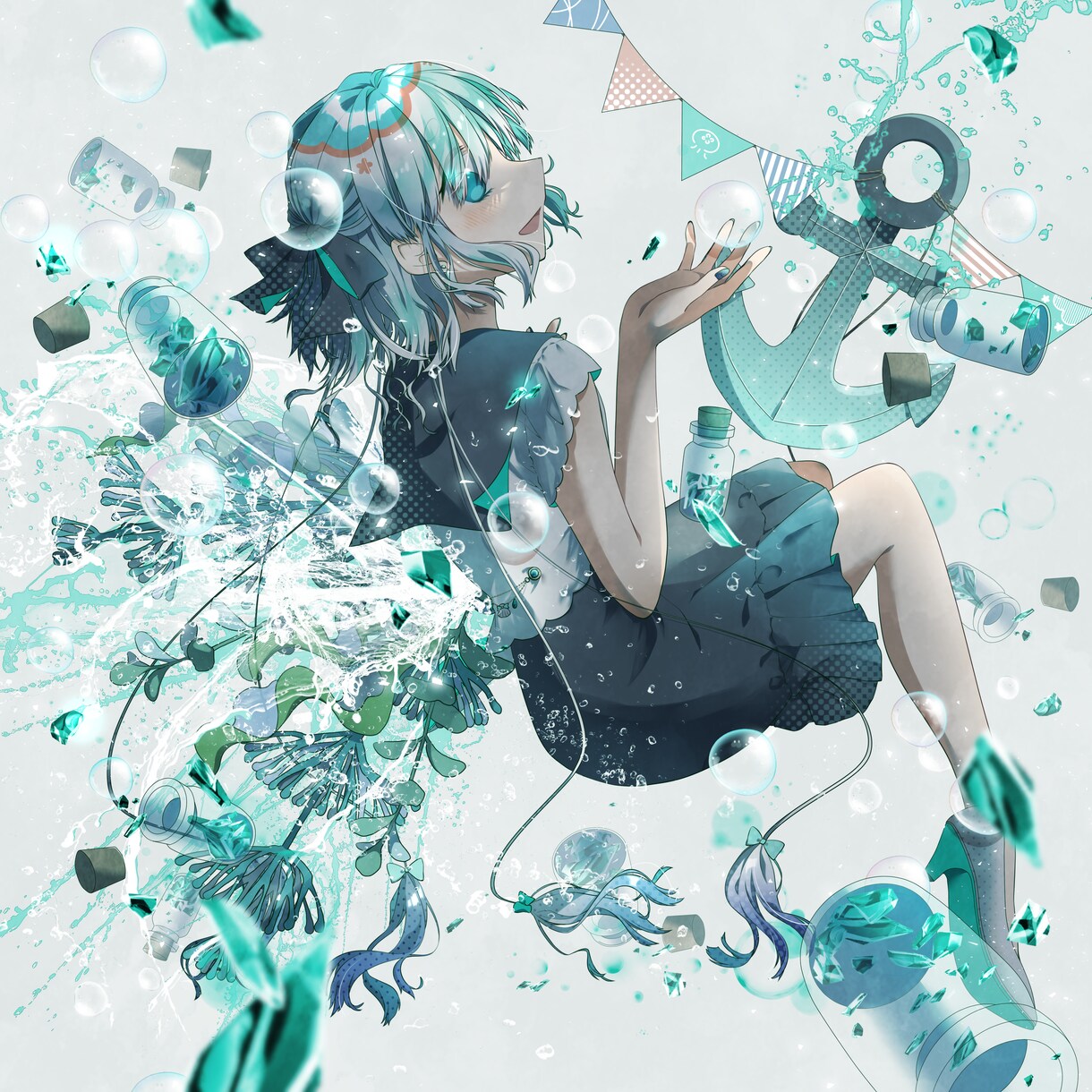 世界観あふれる幻想イラストを制作します 花・空・光・季節を織り交ぜた、物語を感じる一枚をお届けします イメージ7