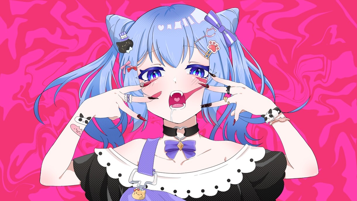 アイコン・歌ってみた用イラスト等制作いたします 可愛い女の子もかっこいい男の子も！目を惹くイラスト描きます！ イメージ3