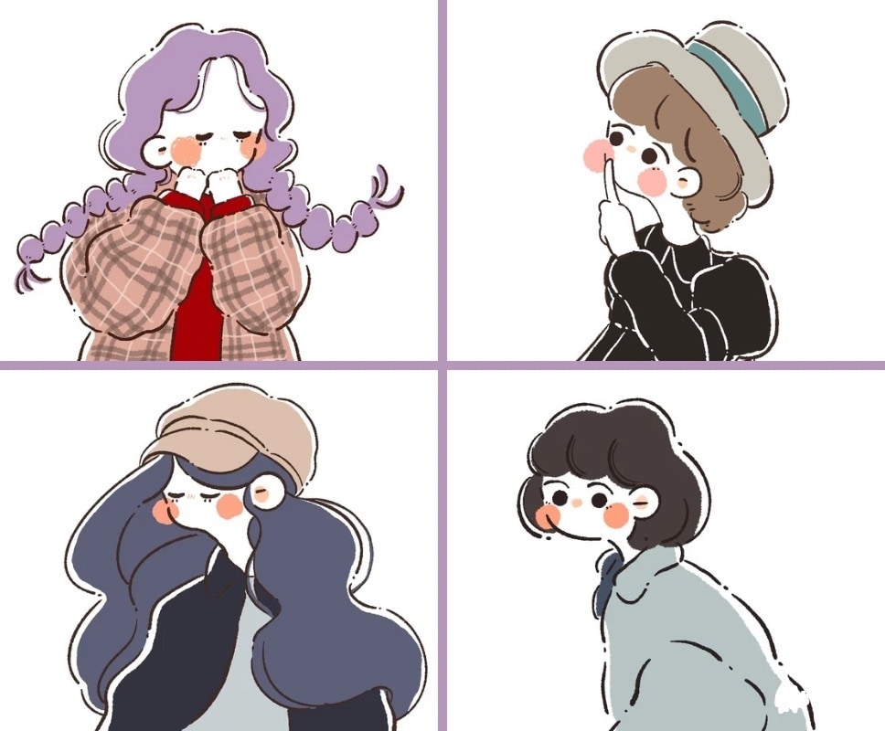 ふんわり可愛い絵本タッチの優しいイラスト描きます 商用利用◎アイコン｜似顔絵｜挿絵｜カットイラスト｜好感度UP イメージ2
