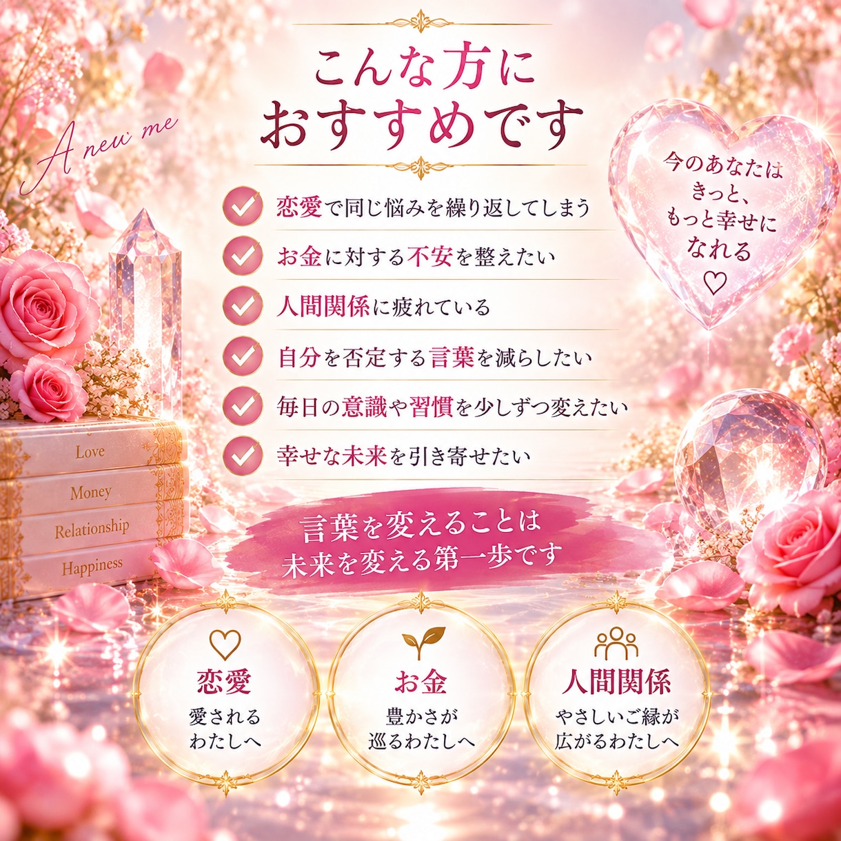30日間の言霊で心とご縁を整えます 恋愛・お金・人間関係を言葉の力で整える30日間 イメージ2