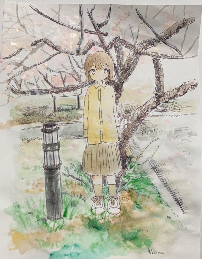 思い出の場所、イラストにします 思い出の場所に女の子を加えたイラストを描きます！日常風景も！ イメージ1
