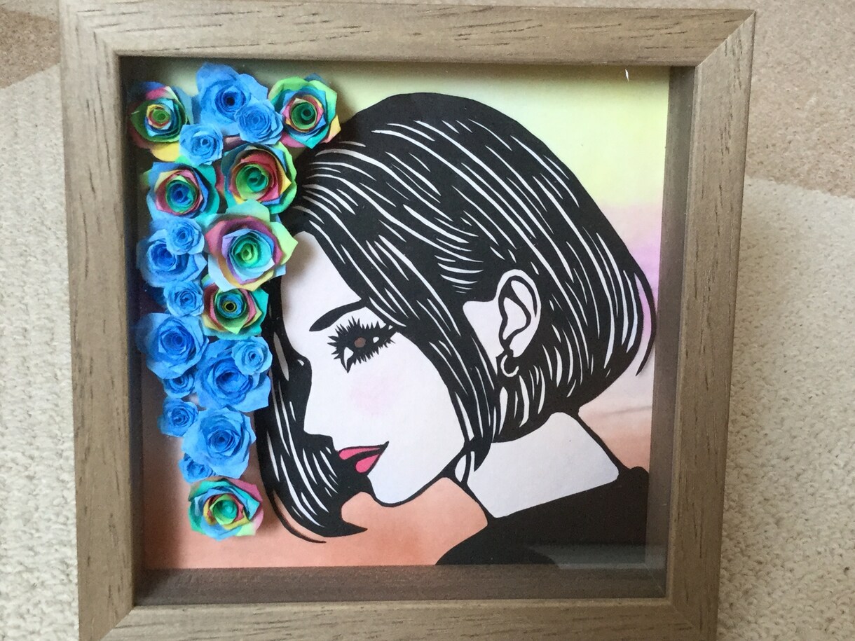 結婚式のウェルカムボード作成いたします 切り絵・クイリング・ペーパークラフトなどでお作りいたします。 イメージ9