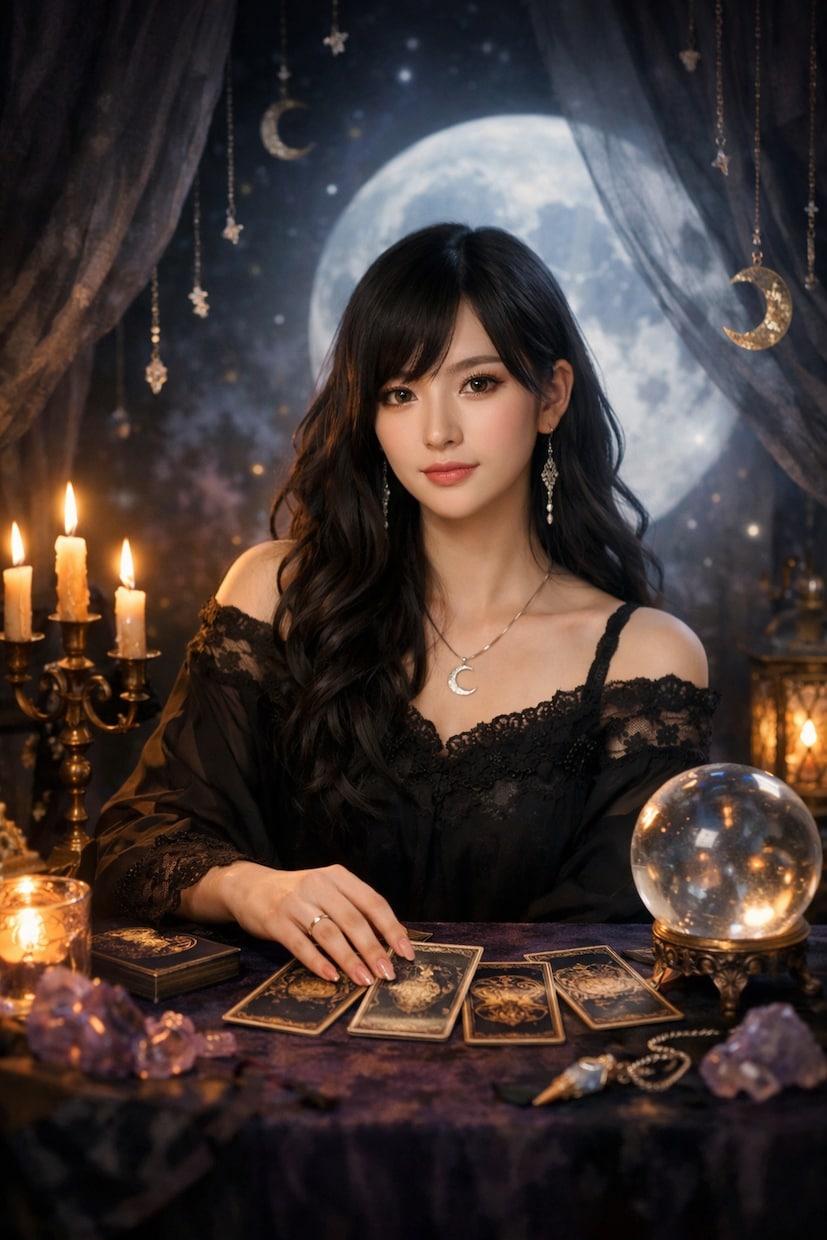 片思い・相手の気持ち│恋の行方をタロットで占います ｢恋に揺れる夜、あの人の本音をそっと読み解きます｣ イメージ2