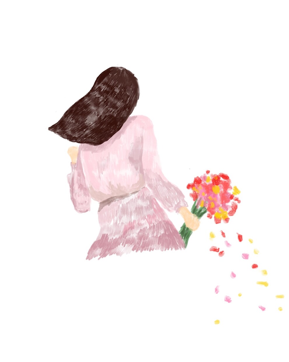 メインビジュアルや挿絵などの人物の描きます タッチのある、おしゃれな一枚絵を描きます。 イメージ6
