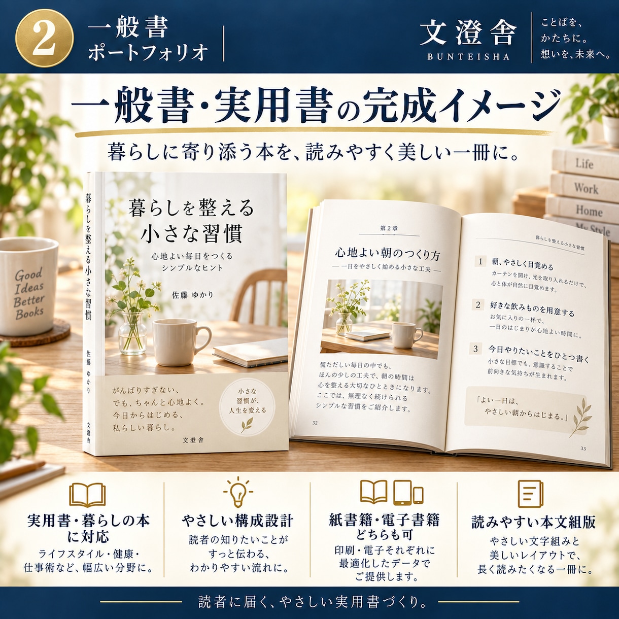 原稿を整え電子書籍・紙書籍まで出版伴走します 校正・組版・表紙からAmazon出版準備まで一冊まるごと支援 イメージ2