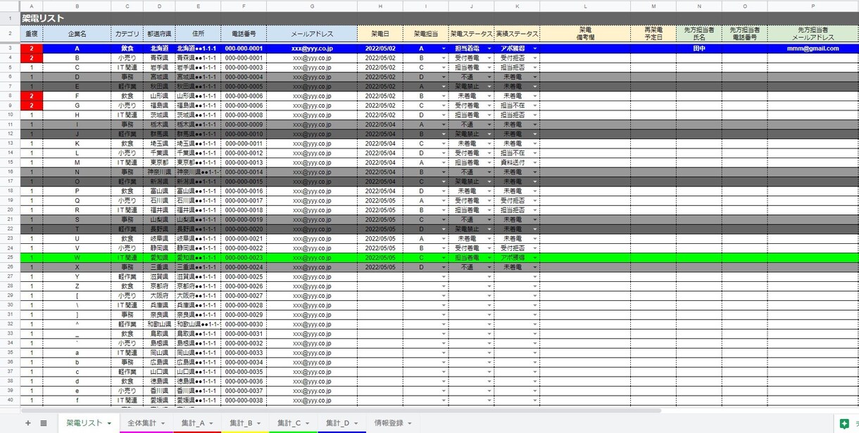 営業支援ツールを提供します 架電～ステータス記録～集計まで！これ一つでOK！！ イメージ1