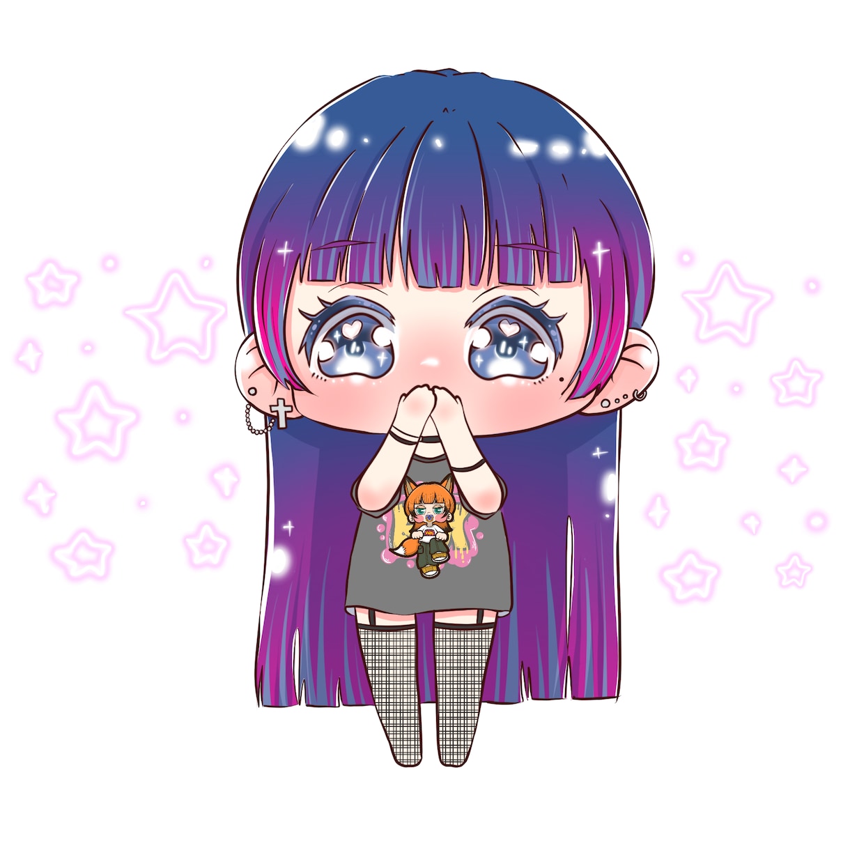 うるうるきらきらした可愛いアイコン作ります キラキラうるうるしたアイコンどうですか？ イメージ5