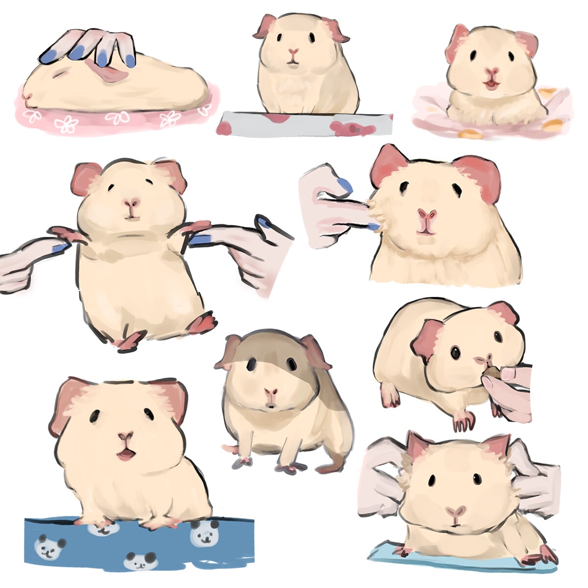 絶妙にゆるくて可愛いペット描きます うちの子をミニミニにさせてください♡ イメージ1