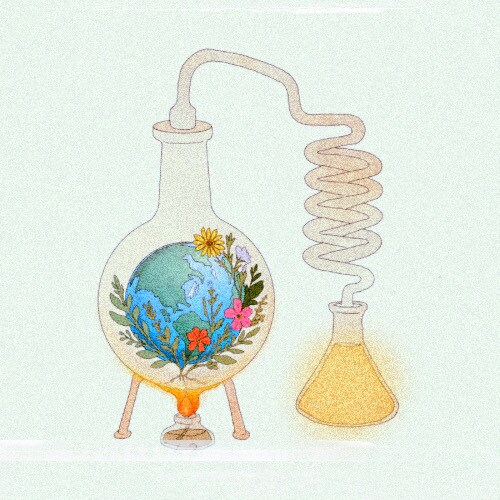 惑星や植物・動物をテーマにしたイラストお描きします 自然と調和した世界観を表現します☺︎ イメージ3