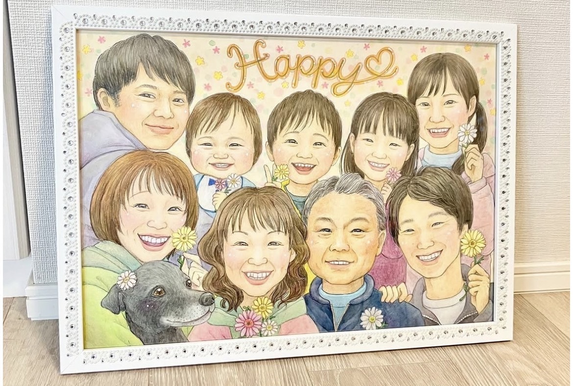 ほんわか優しい♡似顔絵描きます 家族やペットの似顔絵を、手書きで心温まる作品に仕上げます イメージ3