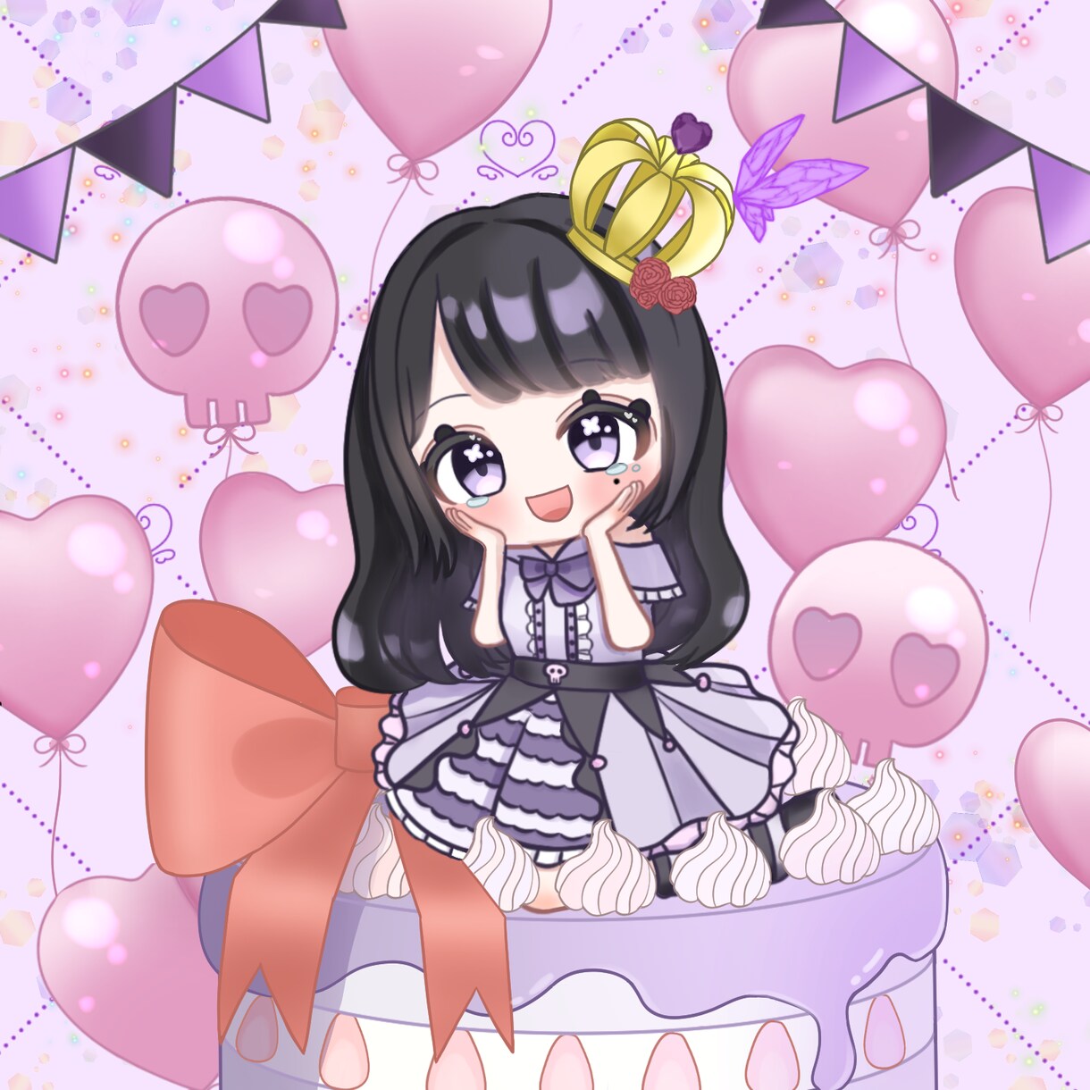 ゆるふわ可愛いイラストアイコンを制作します SNSアイコンやグッズに！商用利用もOKです！ イメージ8