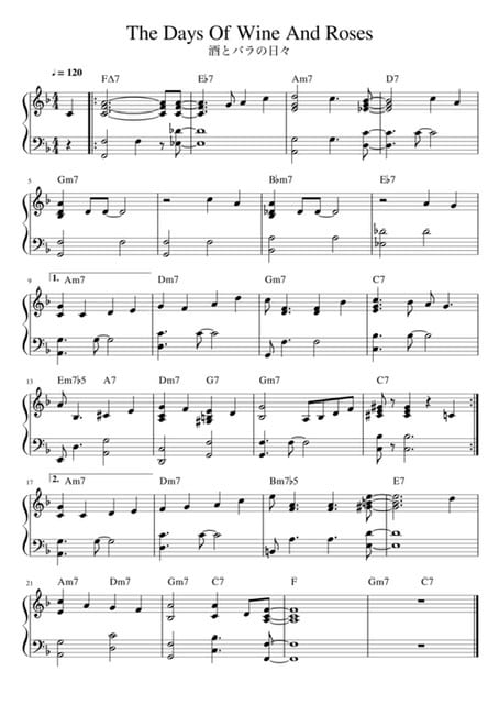 プロの採譜家が移調、コード譜などを作成します 歌や演奏のしやすい楽譜を心がけています。 イメージ3