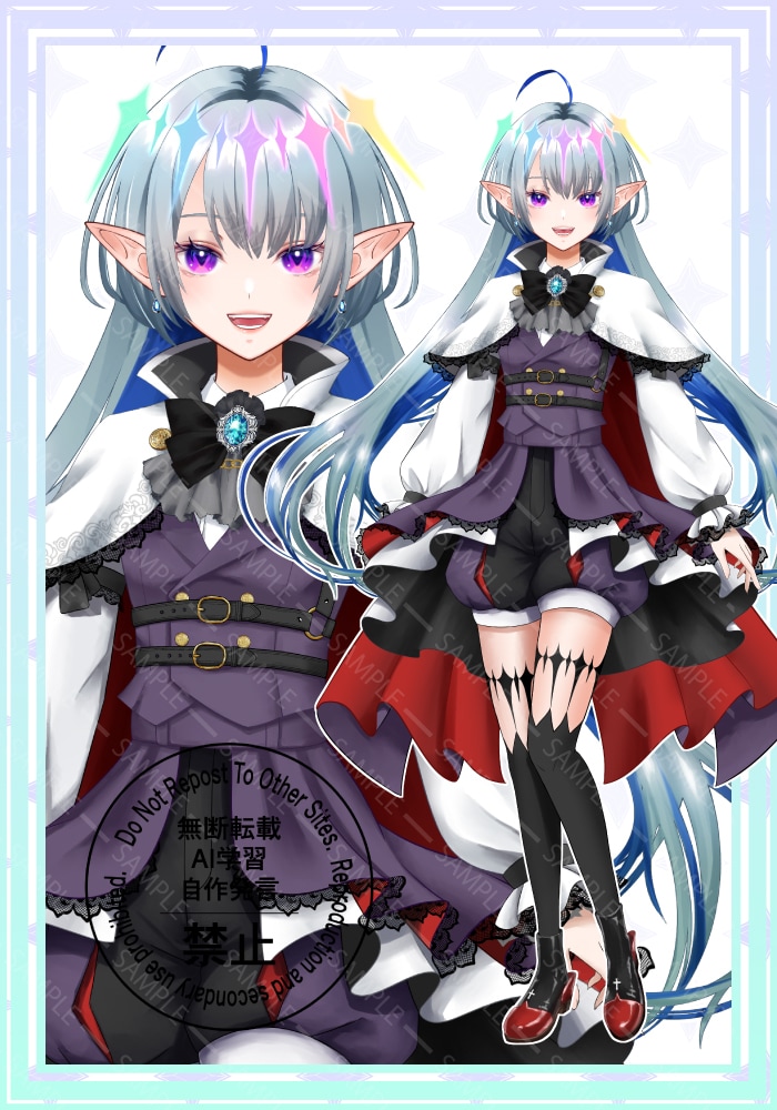 理想の女性Vtuberキャラクターを制作します ラフ修正無制限！動かした時に映えるこだわりの女性デザインを イメージ2