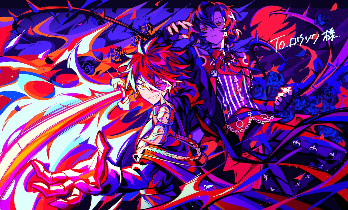 11月～／カラフルでかっこいいイラストを制作します 配信イラスト、立ち絵、歌ってみた、MVイラストなど イメージ8
