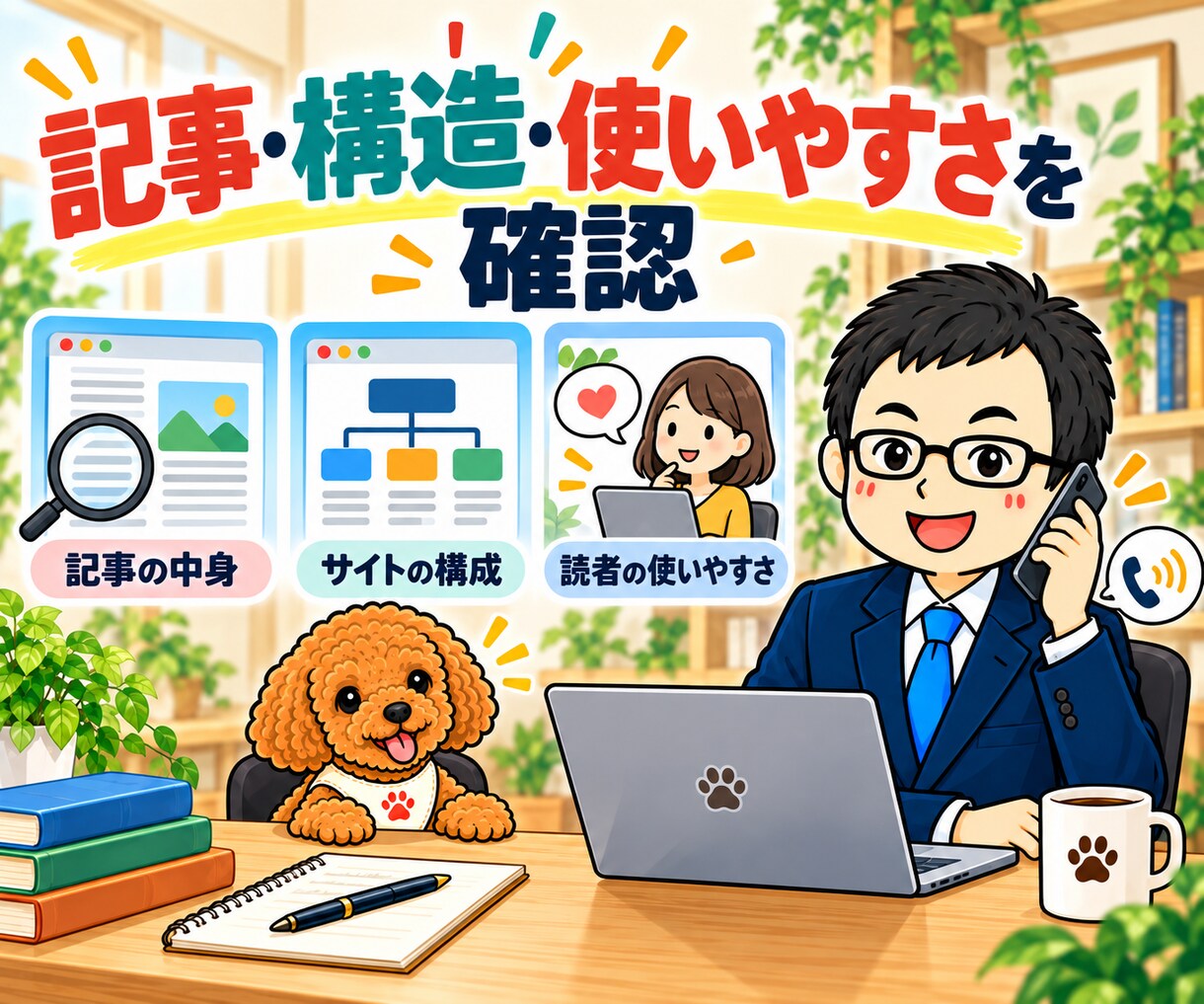 Googleアドセンス審査を電話で相談できます 申請前・再申請のブログを確認し、改善する順番を整理 イメージ3
