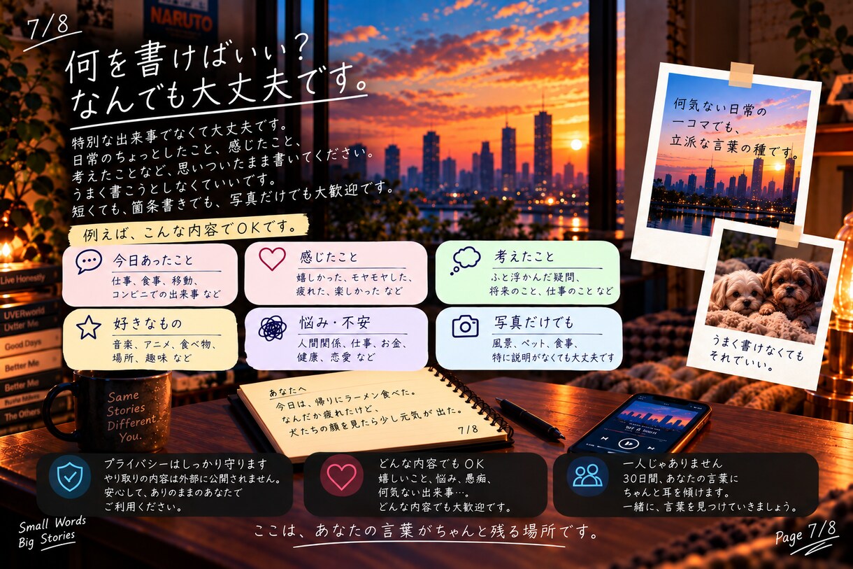 30日間、交換日記であなたを観測します 30日間のあなたを最後に一つの歌にします。 イメージ7