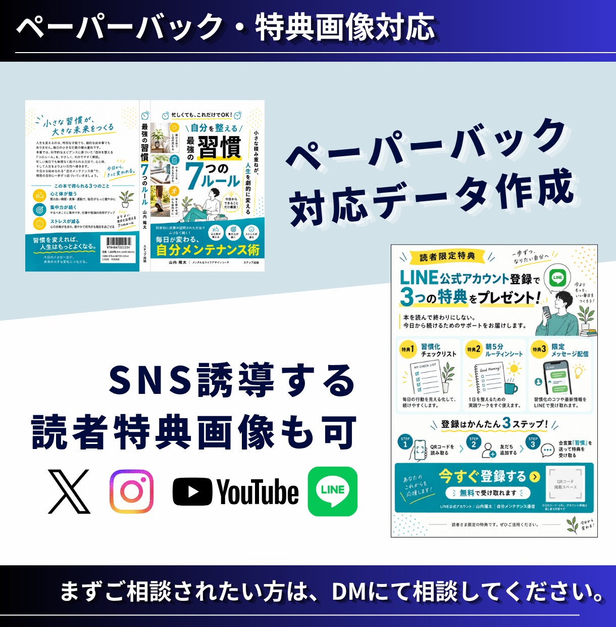 読者の目を引く!Kindle表紙を作成します ペーパーバック・A+コンテンツ可｜修正無制限・編集データ納品 イメージ4