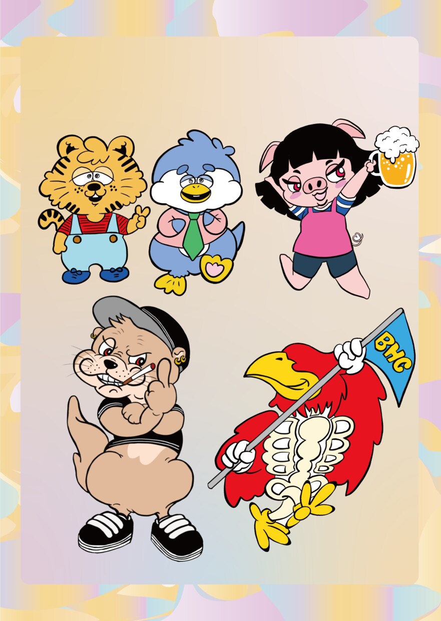 商用利用OK/アメコミ風ポップなキャラ作成します アメコミ・漫画・キャラクター・カラフル・ポップ イメージ4