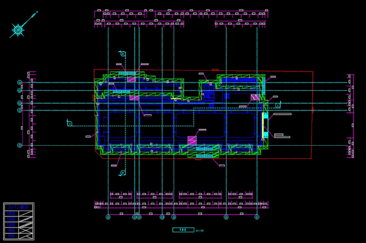 仮設計画図（足場・支保工）JWCADで描きます 現場に則した図面作成。過去納品実績『2,000件以上』 イメージ1