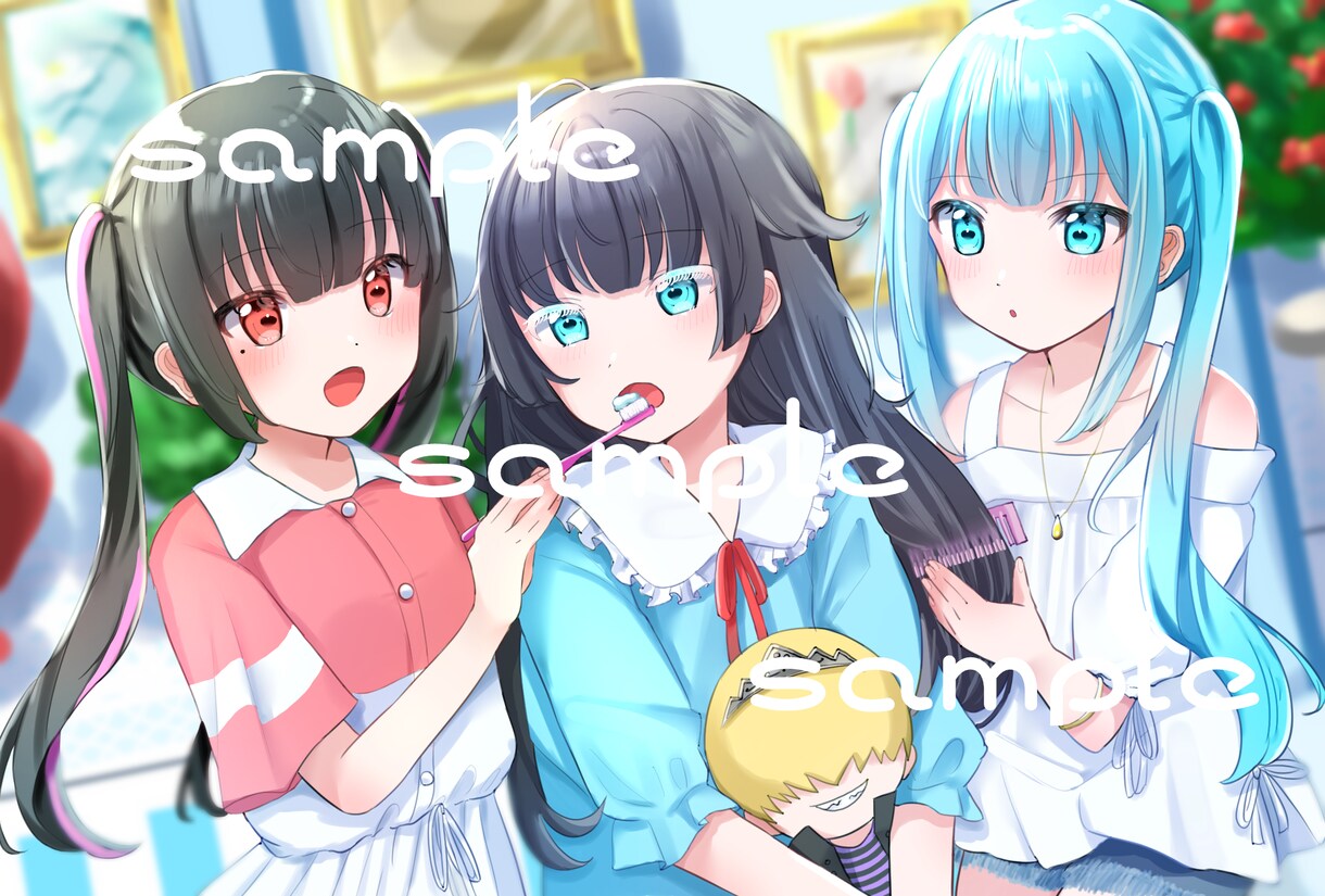 アイコンやプレゼントに使えるイラスト描きます 低価格でかわいいイラストを描きます イメージ6