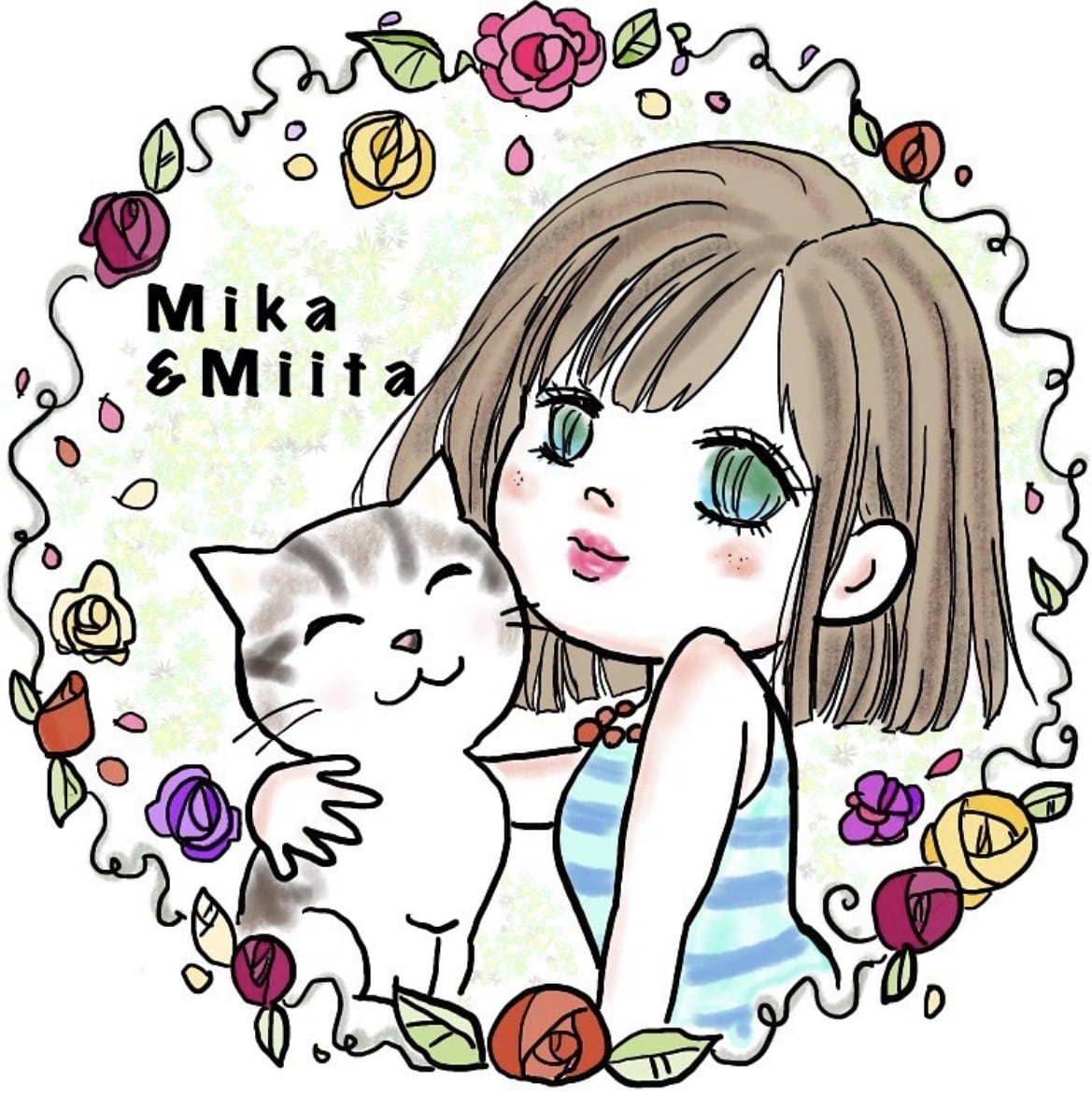 アイコン お祝い用にお好みのイラストを描きます 昭和レトロ　少女漫画　雑誌表紙風などお好みの絵柄にできます。 イメージ6