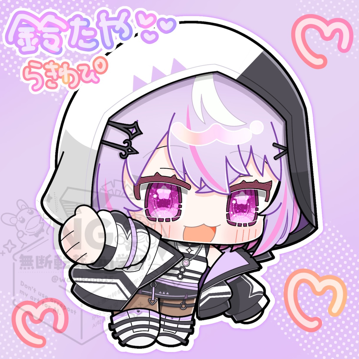商用利用料込み○ミニキャラちびキャラ描きます 配信者の方におすすめ˖ ࣪⊹グッズにも！ イメージ3